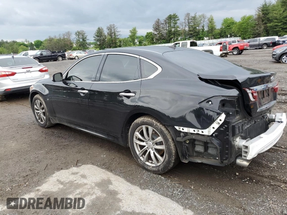 2015 Infiniti Q70 with VIN JN1BY1APXFM541211, listed as a Copart auction lot 55721515 with 134,025 mi miles and Non repairable. Bid and sale history available at DreamBid. Image 2.