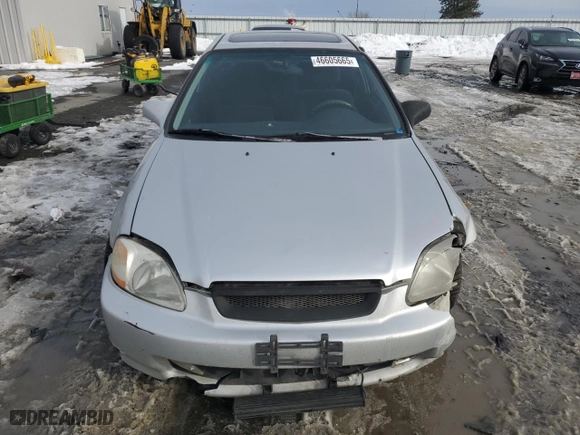 1998 Honda Civic EX with VIN 1HGEJ8143WL009772, listed as a Copart auction lot 46605665 with 190,316 mi miles and Salvage Title. Bid and sale history available at carsss.com. Image 5.