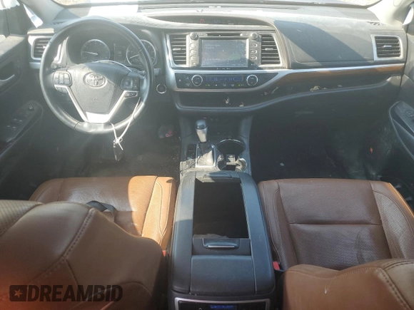 2017 Toyota Highlander Limited with VIN 5TDDZRFH0HS405454, listed as a Copart auction lot 58014445 with 107,647 mi miles and Clean title. Bid and sale history available at DreamBid. Image 8.