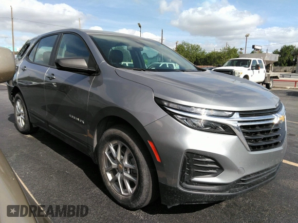 2023 Chevrolet Equinox LS with VIN 3GNAXHEG7PL186404, listed as a IAAI auction lot 42665728 with 41,204 mi miles and . Bid and sale history available at DreamBid. Image 1.