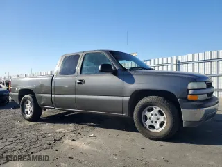 2002 Chevrolet Silverado 1500 Work Truck with VIN 2GCEC19XX21127719, listed as a Copart auction lot 81200654 with 122,857 mi miles and Salvage Title. Bid and sale history available at carsss.com. Image 4.