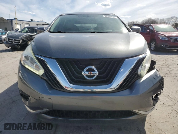 2016 Nissan Murano SV with VIN 5N1AZ2MG0GN169702, listed as a Copart auction lot 50303555 with 142,024 mi miles and Salvage Title. Bid and sale history available at carsss.com. Image 5.