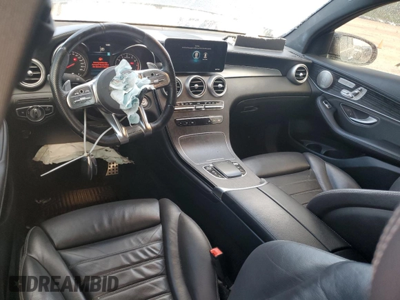 2021 Mercedes-Benz GLC with VIN W1N0J6EB9MF946037, listed as a Copart auction lot 67666454 with 44,693 mi miles and Salvage Title. Bid and sale history available at carsss.com. Image 8.