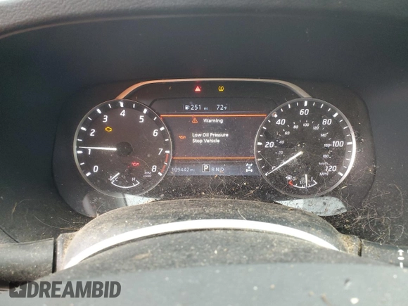 2022 Nissan Frontier SV with VIN 1N6ED1EK8NN614277, listed as a Copart auction lot 54945365 with 109,442 mi miles and Salvage title. Bid and sale history available at DreamBid. Image 9.