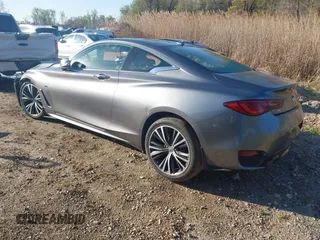 2017 Infiniti Q60 Sport with VIN JN1EV7EL1HM550902, listed as a IAAI auction lot 41989201 with 93,539 mi miles. Bid and sale history available at carsss.com. Image 3.
