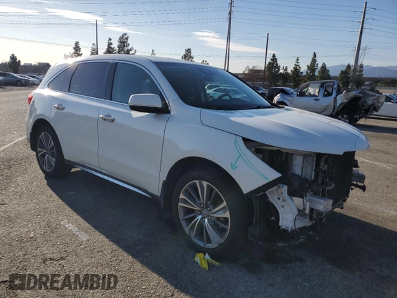 2017 Acura MDX w/Technology Pkg with VIN 5FRYD3H53HB004595, listed as a Copart auction lot 46241585 with 82,898 mi miles and Salvage Title. Bid and sale history available at carsss.com. Image 4.