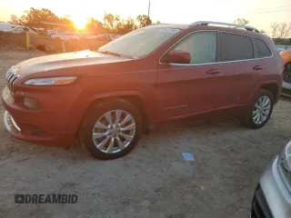 2017 Jeep Cherokee Overland with VIN 1C4PJLJS5HW617187, listed as a Copart auction lot 75401964 with Not provided miles and Salvage title. Bid and sale history available at DreamBid. Image 1.