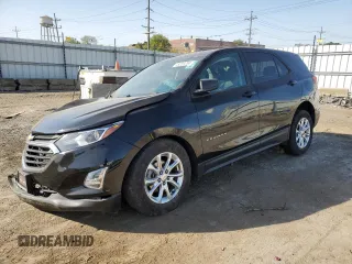 2020 Chevrolet Equinox LS z VIN 2GNAXFEV4L6204679, wystawiony jako Copart lot #75223704 z przebiegiem 93 134 mil mil oraz Szkoda całkowita • Salvage title. Historia ofert i sprzedaży dostępna na DreamBid. Obrazek 1.