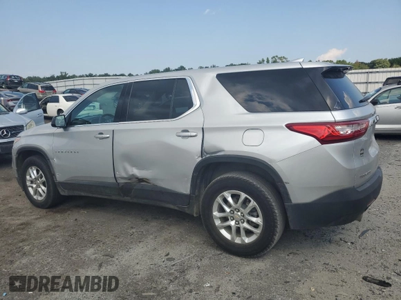 2019 Chevrolet Traverse LS with VIN 1GNERFKW8KJ295899, listed as a Copart auction lot 69132104 with 91,530 mi miles and Salvage Title. Bid and sale history available at carsss.com. Image 2.