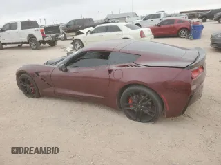 2016 Chevrolet Corvette Z51 3LT z VIN 1G1YL2D72G5107702, wystawiony jako Copart lot #44416585 z przebiegiem 59 598 mil mil oraz Szkoda całkowita • Salvage title. Historia ofert i sprzedaży dostępna na DreamBid. Obrazek 2.