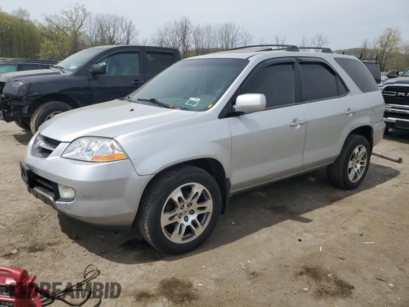 2002 Acura MDX with VIN 2HNYD18242H501288, listed as a Copart auction lot 54167165 with 0 mi miles and Clean Title. Bid and sale history available at carsss.com. Image 1.