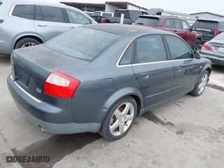 2003 Audi A4 3.0L with VIN WAULT68EX3A140754, listed as a IAAI auction lot 41899449 with 73,368 mi miles. Bid and sale history available at carsss.com. Image 4.