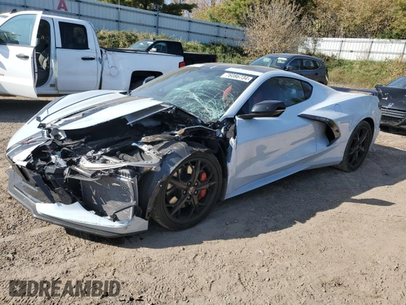 2021 Chevrolet Corvette 2LT with VIN 1G1YB2D48M5119342, listed as a Copart auction lot 76086734 with 4,198 mi miles and Clean Title. Bid and sale history available at carsss.com. Image 1.