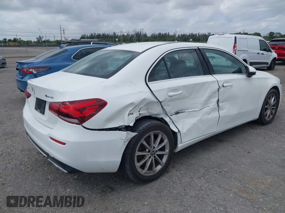 2019 Mercedes-Benz A 220 with VIN WDD3G4FB4KW024431, listed as a IAAI auction lot 41905395 with 65,141 mi miles and . Bid and sale history available at DreamBid. Image 4.