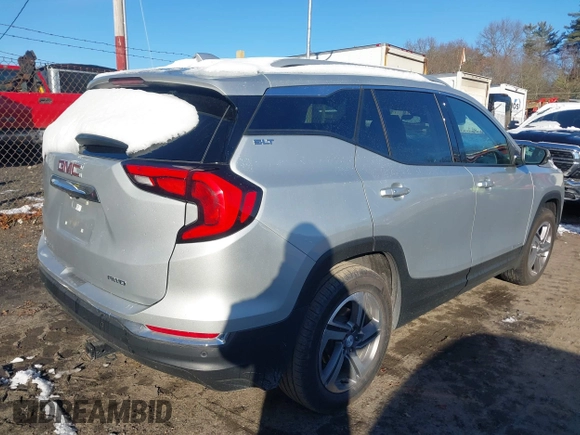 2021 GMC Terrain SLT with VIN 3GKALVEV9ML371572, listed as a IAAI auction lot 41173091 with 59,250 mi miles and . Bid and sale history available at carsss.com. Image 4.