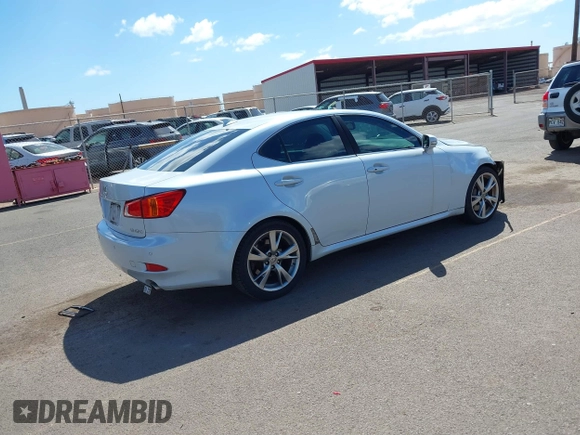 2010 Lexus IS 350 with VIN JTHBE5C26A5023855, listed as a IAAI auction lot 41692952 with 98,048 mi miles and . Bid and sale history available at DreamBid. Image 4.