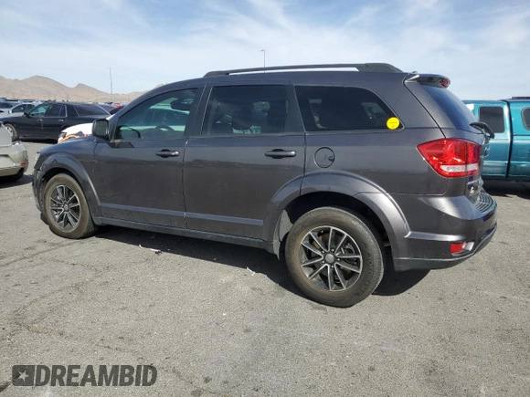 2019 Dodge Journey SE with VIN 3C4PDCBB2KT821156, listed as a Copart auction lot 45925665 with 93,045 mi miles and Salvage Title. Bid and sale history available at DreamBid. Image 2.