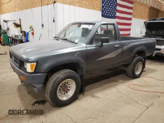 1993 Toyota Pickup z VIN 4TAVN01D7PZ057127, wystawiony jako Copart lot #60927295 z przebiegiem 154 268 mil mil oraz Czysty tytuł • Clean title. Historia ofert i sprzedaży dostępna na DreamBid. Obrazek 1.