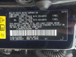 2016 Lexus NX 200t with VIN JTJBARBZ4G2060686, listed as a IAAI auction lot 42512296 with 158,681 mi miles and . Bid and sale history available at DreamBid. Image 9.