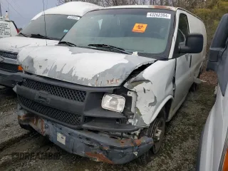 2004 Chevrolet Express Cargo z VIN 1GCFG15X441197482, wystawiony jako Copart lot #66089394 z przebiegiem 303 873 mil mil oraz Nie do naprawy • Non repairable. Historia ofert i sprzedaży dostępna na DreamBid. Obrazek 1.