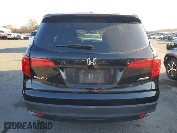 2017 Honda Pilot EX with VIN 5FNYF6H30HB051093, listed as a Copart auction lot 81283884 with 162,577 mi miles and Salvage Title. Bid and sale history available at DreamBid. Image 6.
