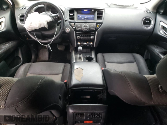 2019 Nissan Pathfinder SV with VIN 5N1DR2MM9KC591765, listed as a Copart auction lot 43864915 with 101,396 mi miles and Non Repairable. Bid and sale history available at carsss.com. Image 8.