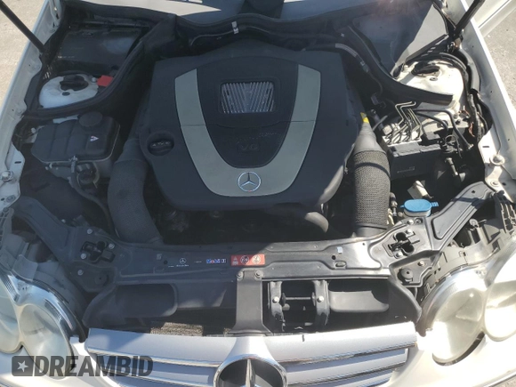 2008 Mercedes-Benz CLK-Class 3.5L with VIN WDBTK56F68T099528, listed as a Copart auction lot 71297684 with 182,127 mi miles and Salvage Title. Bid and sale history available at carsss.com. Image 11.