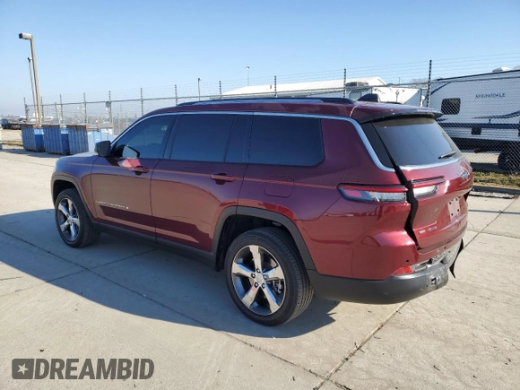2021 Jeep Grand Cherokee Limited with VIN 1C4RJKBG9M8174778, listed as a Copart auction lot 89353225 with 41,713 mi miles and Salvage Title. Bid and sale history available at DreamBid. Image 2.