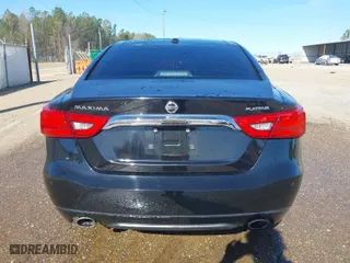 2017 Nissan Maxima SR with VIN 1N4AA6AP0HC365858, listed as a IAAI auction lot 41869483 with 105,952 mi miles. Bid and sale history available at carsss.com. Image 16.