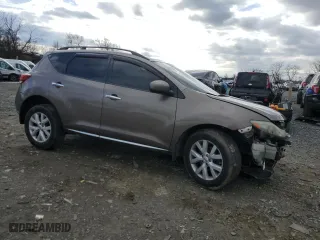 2011 Nissan Murano S with VIN JN8AZ1MW5BW181681, listed as a Copart auction lot 86249944 with 144,050 mi miles and Salvage Title. Bid and sale history available at carsss.com. Image 4.