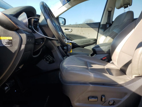 2018 Hyundai Santa Fe Sport 2.4L with VIN 5NMZU3LB4JH062402, listed as a Copart auction lot 46577275 with 121,293 mi miles and Salvage Title. Bid and sale history available at carsss.com. Image 7.
