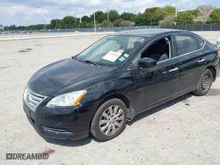 2014 Nissan Sentra SV with VIN 3N1AB7AP6EL619573, listed as a IAAI auction lot 41787844 with 155,569 mi miles. Bid and sale history available at carsss.com. Image 2.