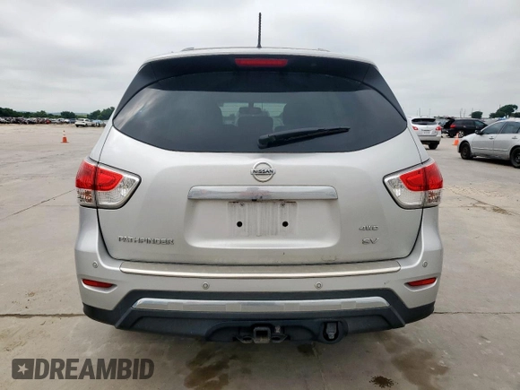 2015 Nissan Pathfinder SL with VIN 5N1AR2MM5FC672383, listed as a Copart auction lot 53771815 with 189,615 mi miles and Clean title. Bid and sale history available at DreamBid. Image 6.