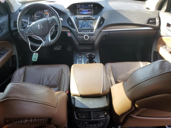 2017 Acura MDX Advance with VIN 5FRYD3H8XHB007018, listed as a Copart auction lot 45376275 with 116,938 mi miles and Salvage title. Bid and sale history available at DreamBid. Image 8.