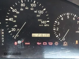 2000 Lexus RX 300 with VIN JT6HF10U1Y0098064, listed as a IAAI auction lot 42046249 with 216,171 mi miles. Bid and sale history available at carsss.com. Image 7.