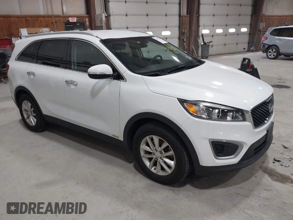 2018 Kia Sorento LX with VIN 5XYPGDA34JG360880, listed as a IAAI auction lot 41891431 with 90,996 mi miles. Bid and sale history available at carsss.com. Image 1.
