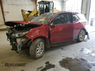 2019 Chevrolet Equinox LT z VIN 2GNAXUEV0K6125254, wystawiony jako Copart lot #54834765 z przebiegiem Nie podano mil oraz Szkoda całkowita • Salvage title. Historia ofert i sprzedaży dostępna na DreamBid. Obrazek 1.