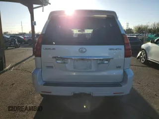 2006 Lexus GX with VIN JTJBT20X260122373, listed as a Copart auction lot 53136495 with 185,332 mi miles and Salvage Title. Bid and sale history available at carsss.com. Image 6.