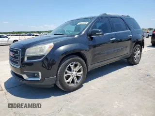 2014 GMC Acadia SLT z VIN 1GKKRRKD6EJ333358, wystawiony jako Copart lot #58469835 z przebiegiem 144 739 mil mil oraz Szkody całkowita. Historia ofert i sprzedaży dostępna na DreamBid. Obrazek 1.