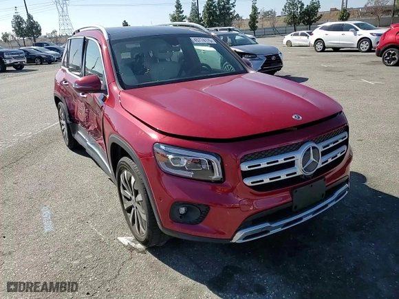 2022 Mercedes-Benz GLB with VIN W1N4M4GB5NW242283, listed as a Copart auction lot 45774175 with 12,855 mi miles and Salvage Title. Bid and sale history available at carsss.com. Image 12.