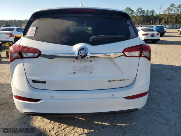 2020 Buick Envision Essence with VIN LRBFXCSA5LD195635, listed as a Copart auction lot 88638415 with 17,079 mi miles and Salvage Title. Bid and sale history available at carsss.com. Image 6.