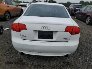 2008 Audi A4 2.0T с VIN WAUDF78E88A161255, выставлен на аукционе Copart как лот 57172665 с пробегом 154 306 миль миль и Списание • Salvage title. История ставок и продаж доступна на DreamBid. Изображение 6.