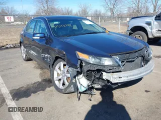 2013 Acura TL Tech with VIN 19UUA8F55DA011609, listed as a IAAI auction lot 41578742 with 72,024 mi miles. Bid and sale history available at carsss.com. Image 1.