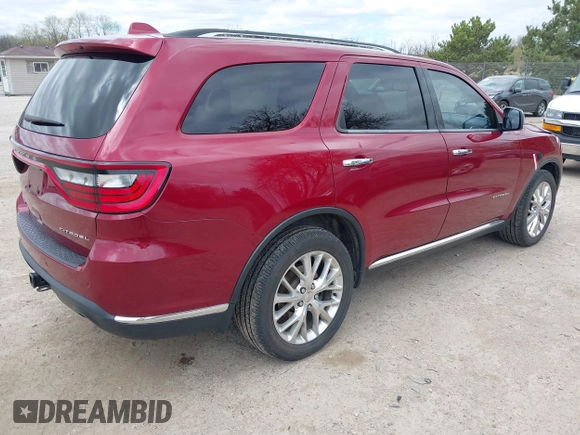 2014 Dodge Durango Citadel with VIN 1C4SDJET0EC278151, listed as a IAAI auction lot 42157123 with 130,672 mi miles and . Bid and sale history available at DreamBid. Image 4.