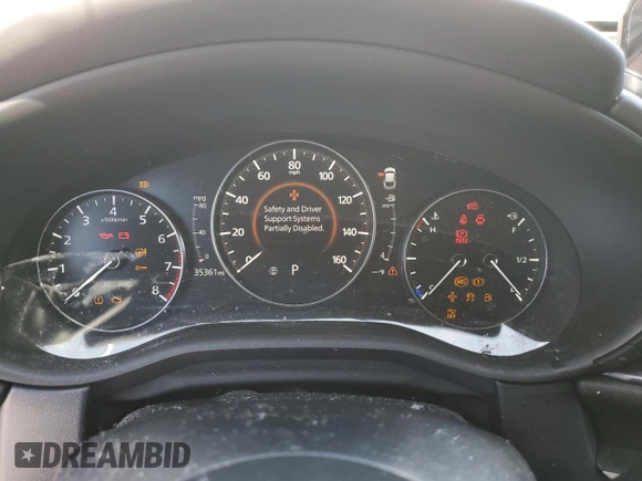 2021 Mazda CX-30 S with VIN 3MVDMAAL3MM304171, listed as a Copart auction lot 50447725 with 35,361 mi miles and Salvage Title. Bid and sale history available at DreamBid. Image 9.