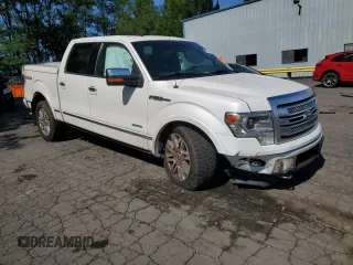 2013 Ford F-150 XL with VIN 1FTFW1ETXDFC95631, listed as a Copart auction lot 60252685 with 136,427 mi miles and Salvage title. Bid and sale history available at DreamBid. Image 4.