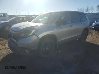 2019 Honda Passport Sport with VIN 5FNYF8H27KB019221, listed as a Copart auction lot 46875585 with 58,356 mi miles and Salvage Title. Bid and sale history available at carsss.com. Image 1.
