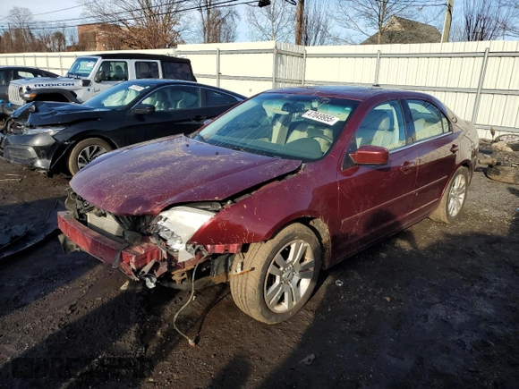 2007 Ford Fusion SEL with VIN 3FAHP02117R188242, listed as a Copart auction lot 47049955 with 117,798 mi miles and Salvage Title. Bid and sale history available at carsss.com. Image 1.