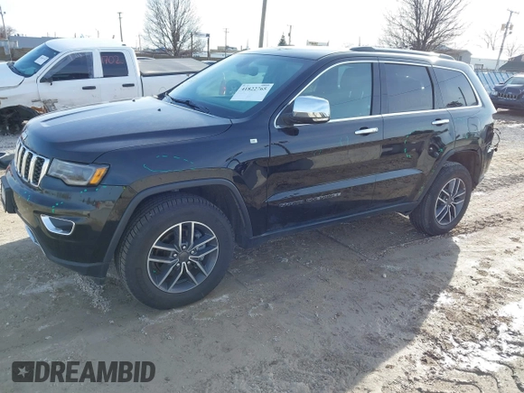 2019 Jeep Grand Cherokee Limited with VIN 1C4RJFBG7KC782834, listed as a IAAI auction lot 41822765 with 96,786 mi miles and . Bid and sale history available at DreamBid. Image 23.