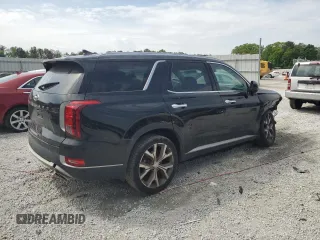2022 Hyundai Palisade SEL z VIN KM8R44HE2NU418557, wystawiony jako Copart lot #54136245 z przebiegiem 93 800 mil mil oraz Czysty tytuł • Clean title. Historia ofert i sprzedaży dostępna na DreamBid. Obrazek 3.